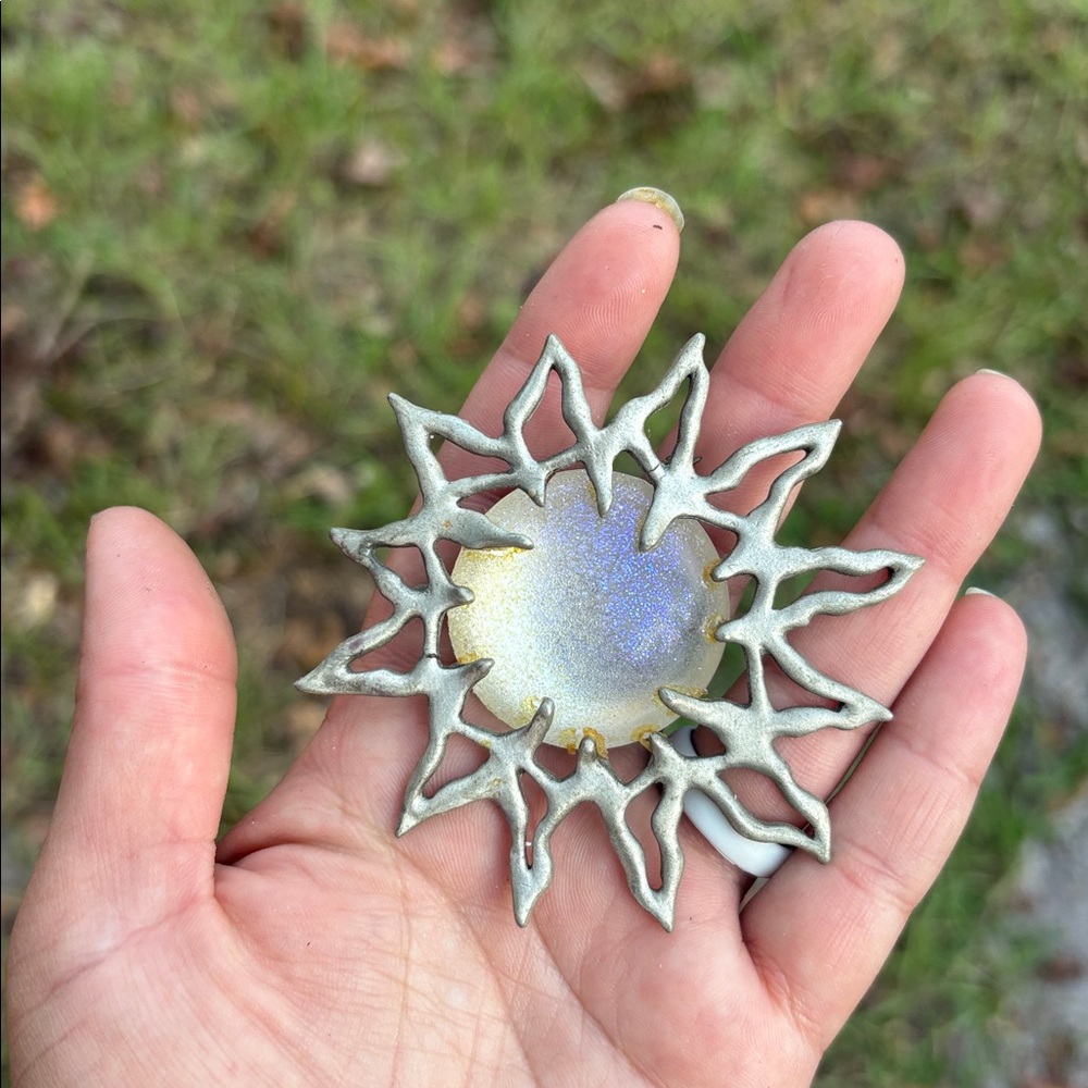 Vintage Sun Brooch JJ